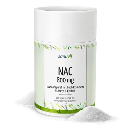 NAC 800 mg  Kapseln, N-Acetyl-L-Cystein 